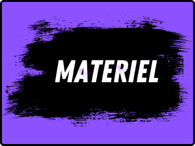 bouton catégorie article materiel